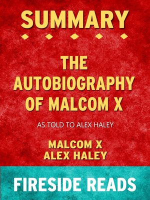 cover image of Summary of the Autobiography of Malcolm X